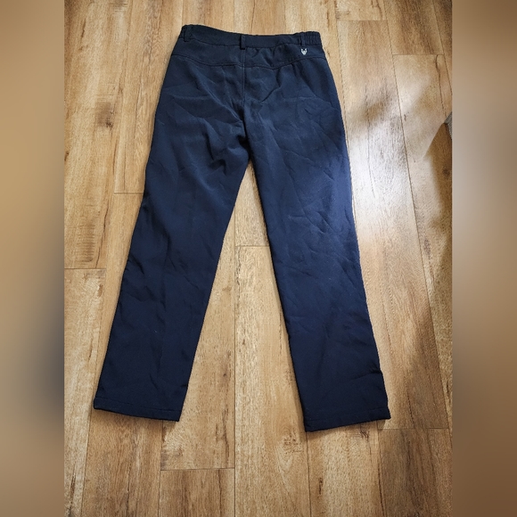 $79 NWT Men M Alpha Camp Travel Pants Water Wind Resistant Fleece Lined Hiking - Picture 11 of 14